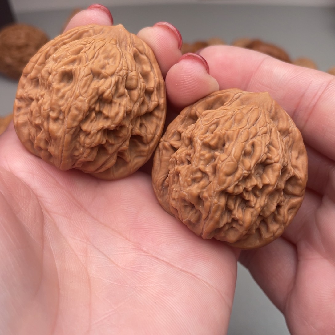 文玩核桃把件虎头39