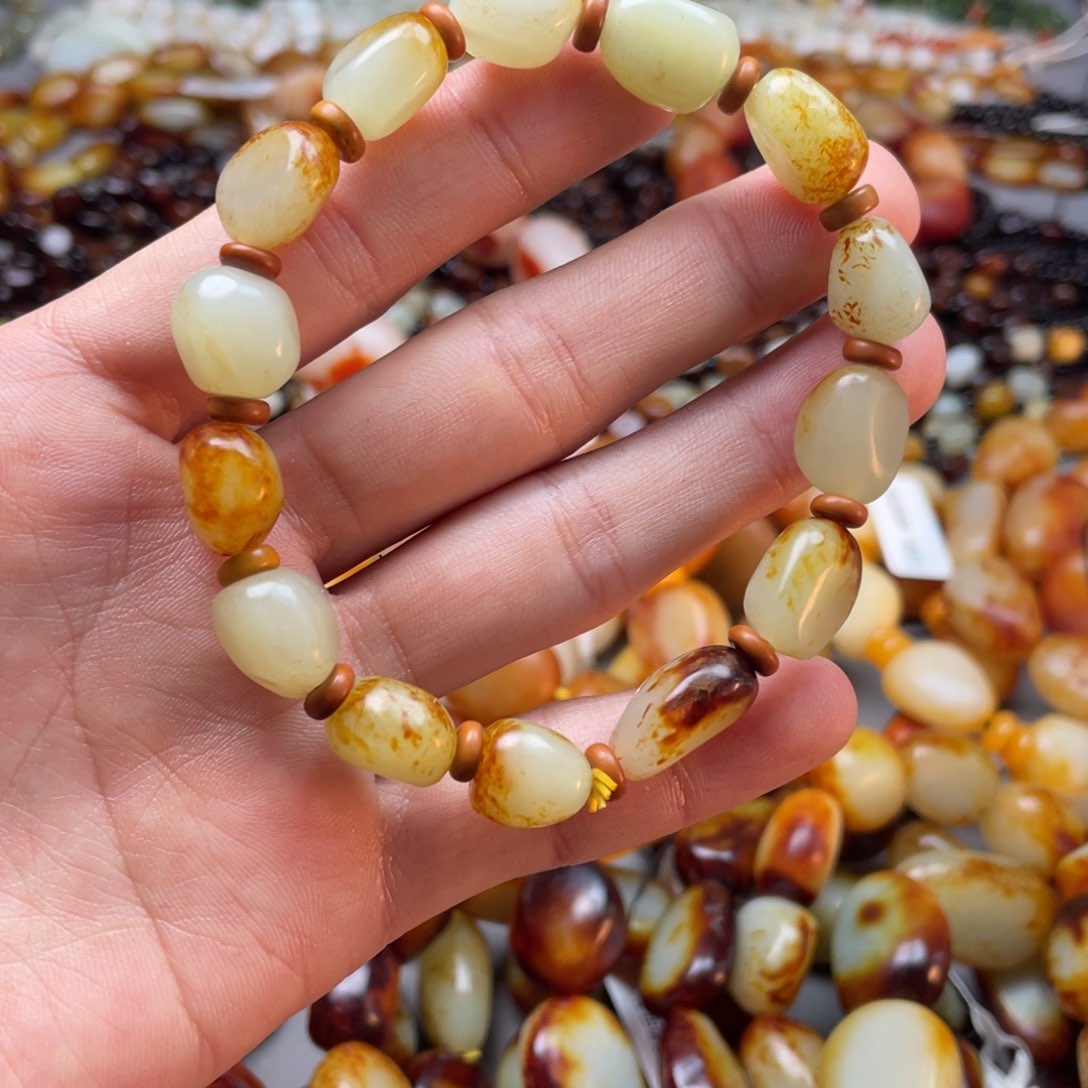 和田玉手链未镶嵌