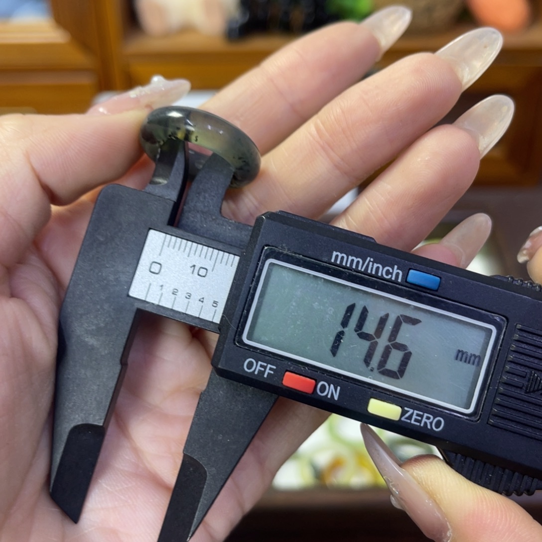 蛇纹石玉未镶嵌戒指32