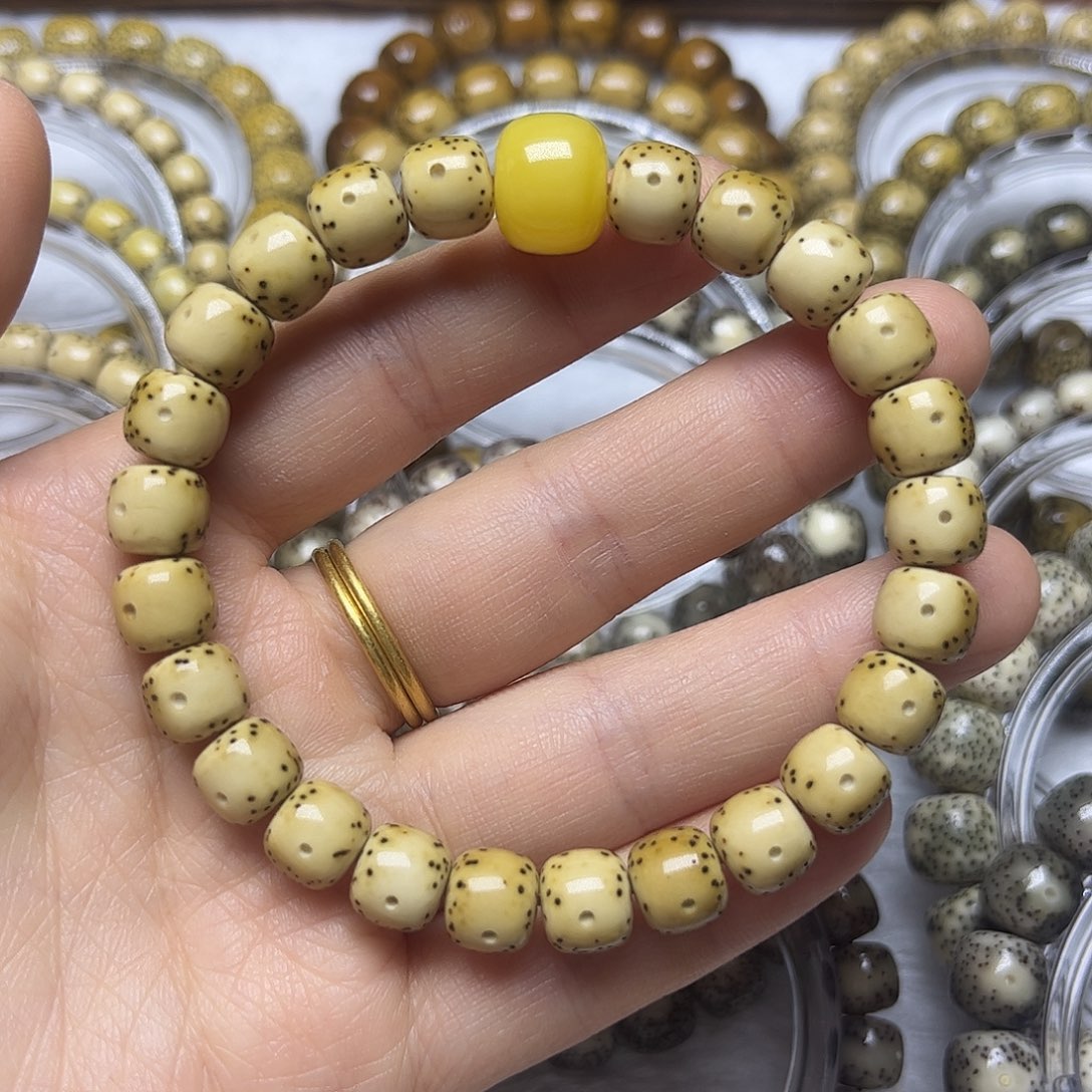 星月菩提手串画*星月菩提