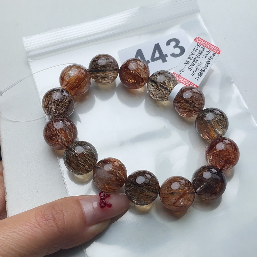 水晶手串443。未镶嵌突***脏