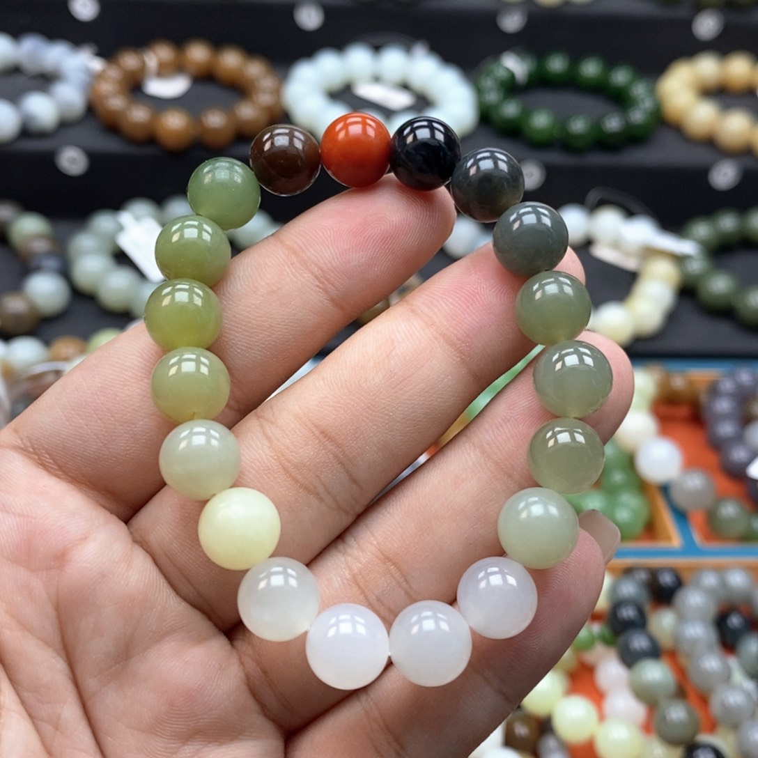 未镶嵌手串和田玉Q卡10