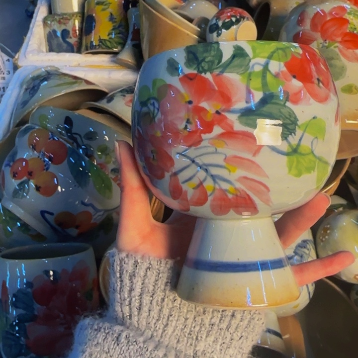 瓷片景德镇陶瓷手工手绘