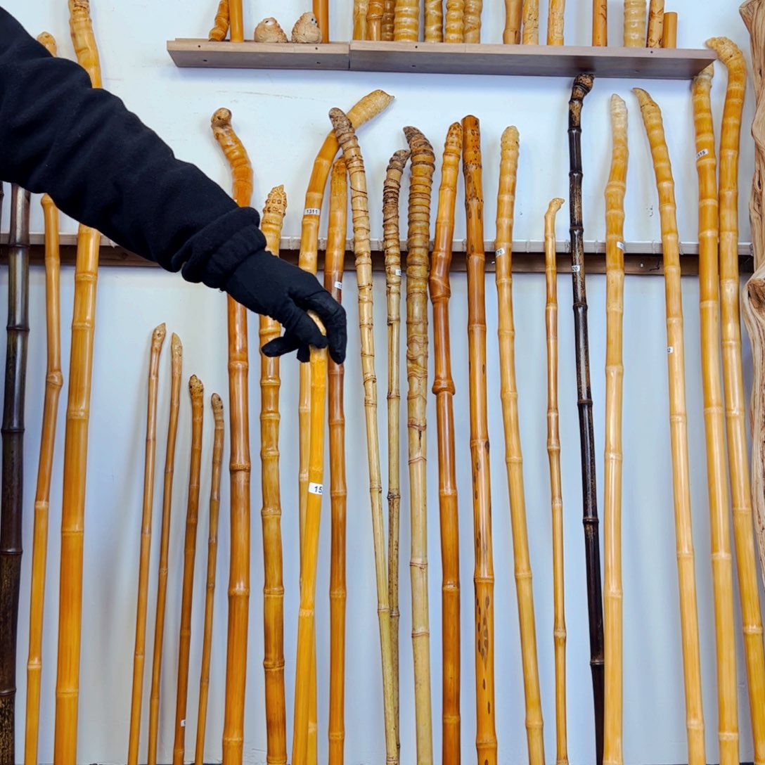 1526玉竹杖登山杖手持拐棍