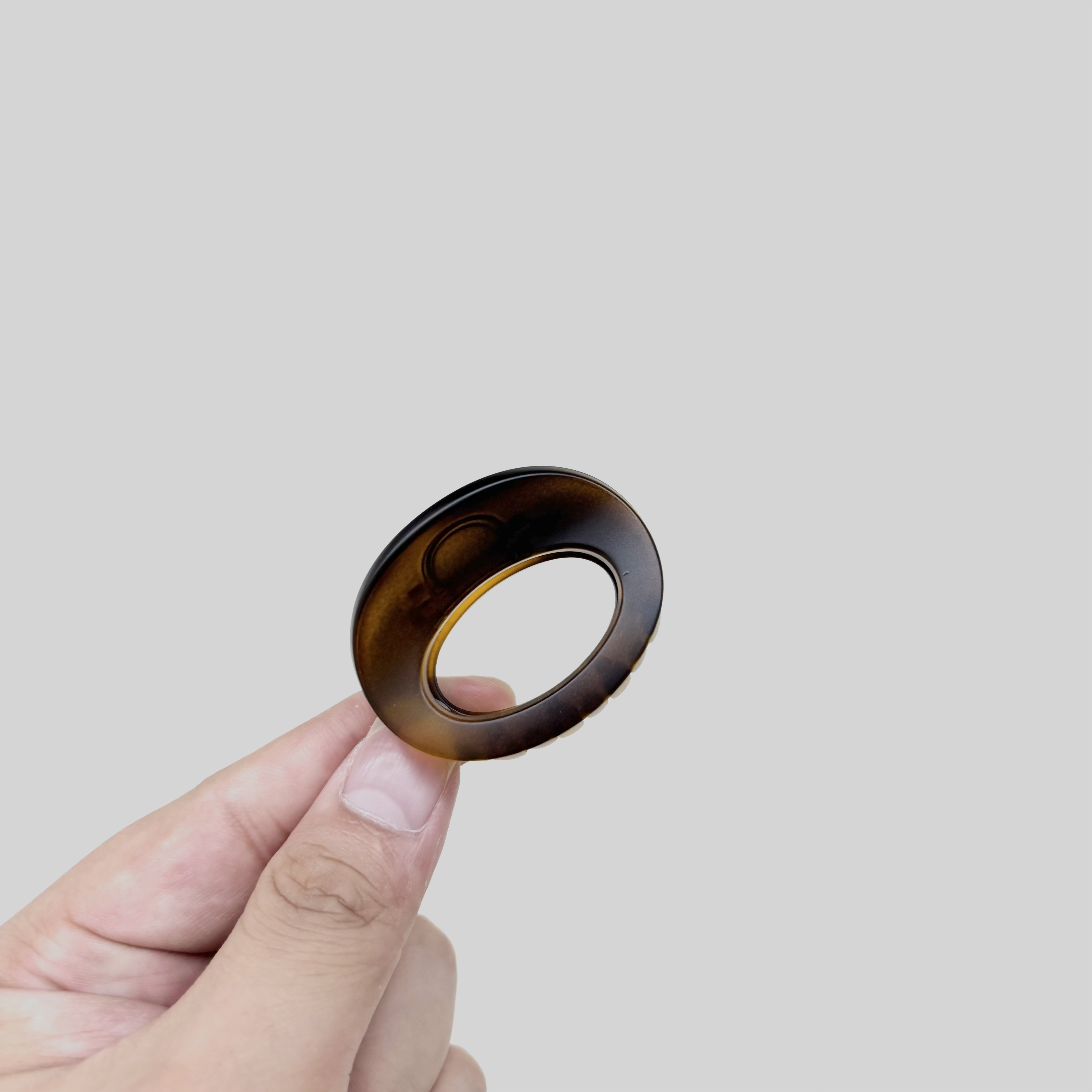 L603夕洛雾法国5cm高级感新款小圆抓夹时尚洋气气质盘发夹头饰