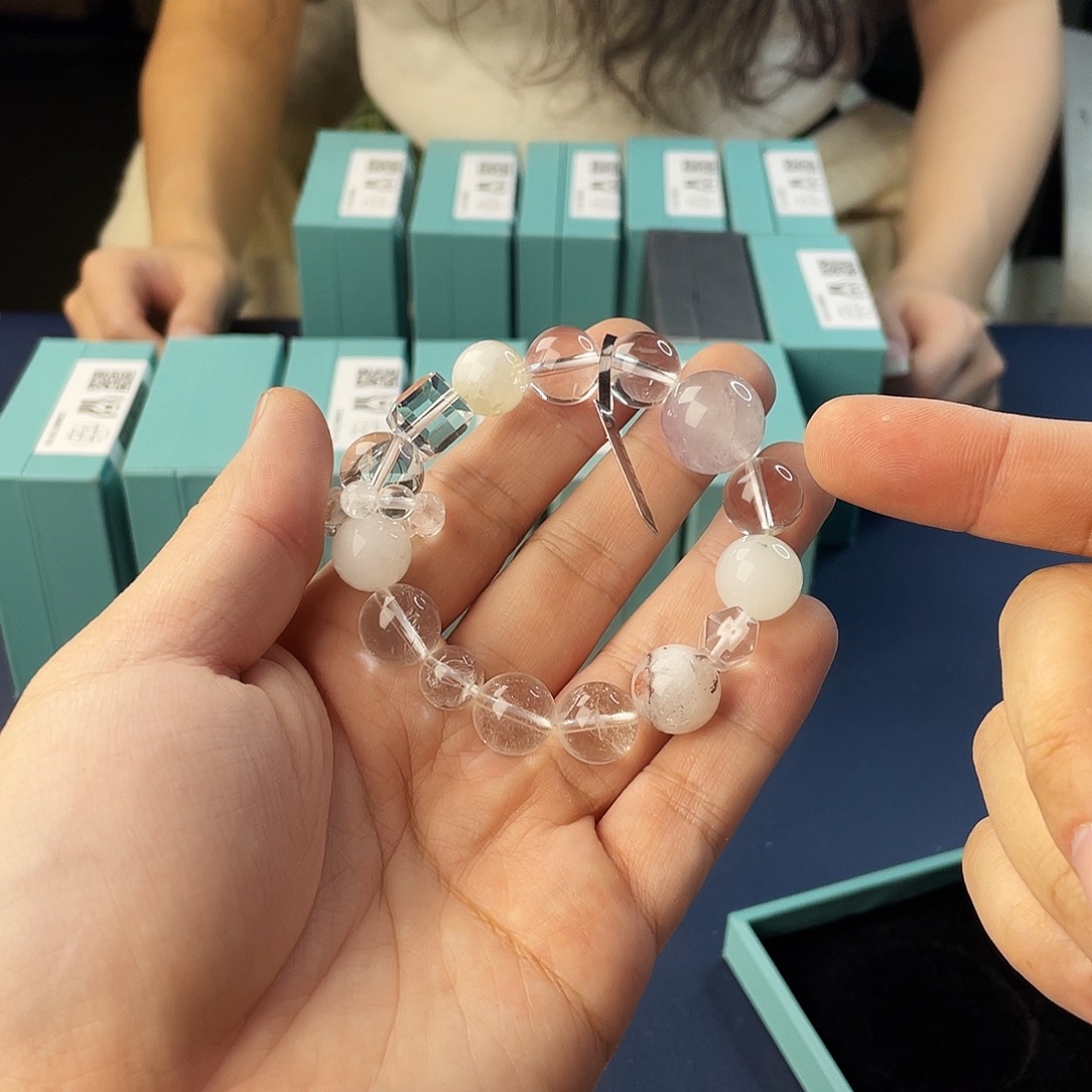 手链水晶银S925镶嵌