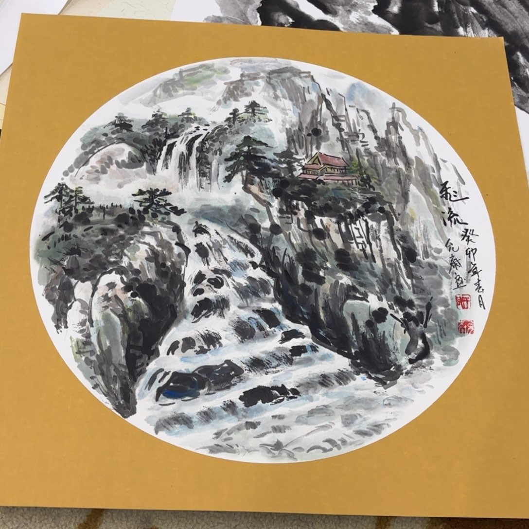 国画50-50卡纸作品艺