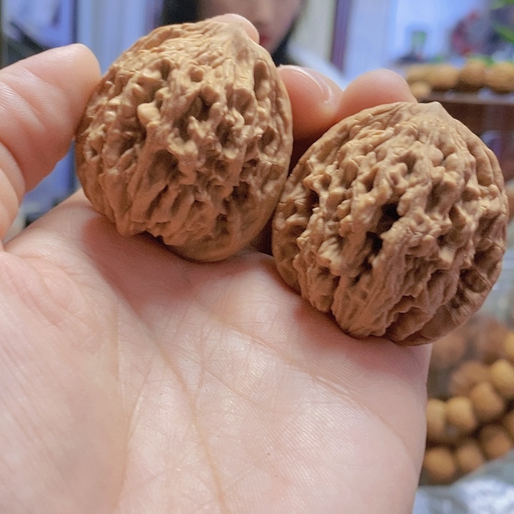 【闪购商品】文玩核桃把件39虎头