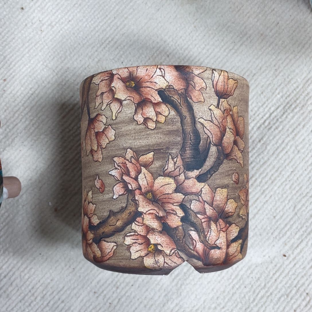 紫砂花盆烟**渺陶瓷多肉花盆精品