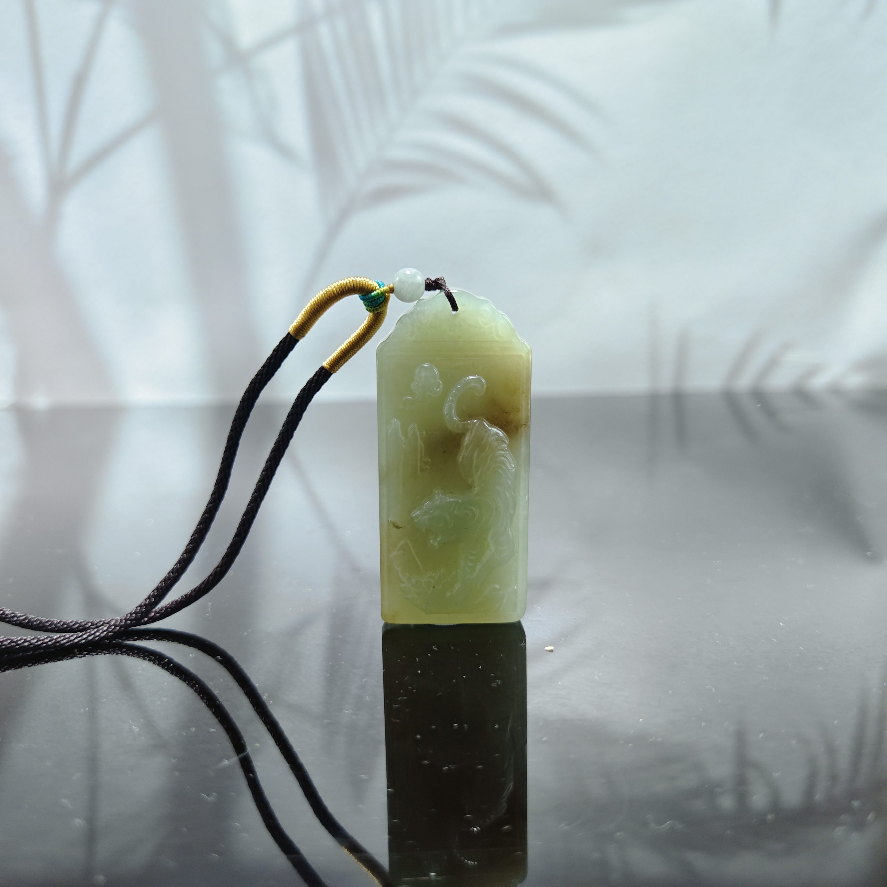 T和田玉下山虎吊坠0407