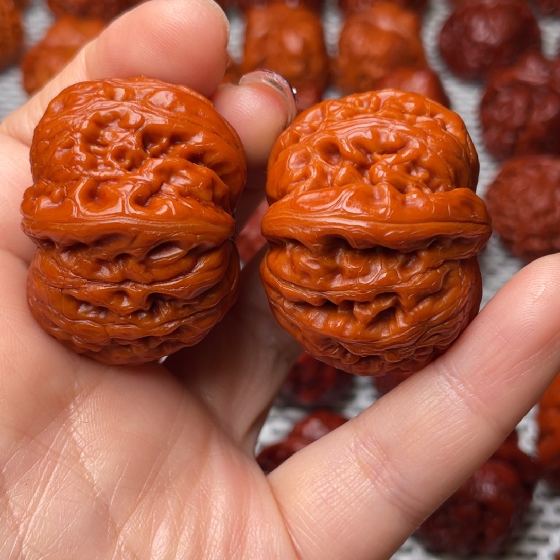 桃核吊坠文玩核桃 手把件 元宝 40