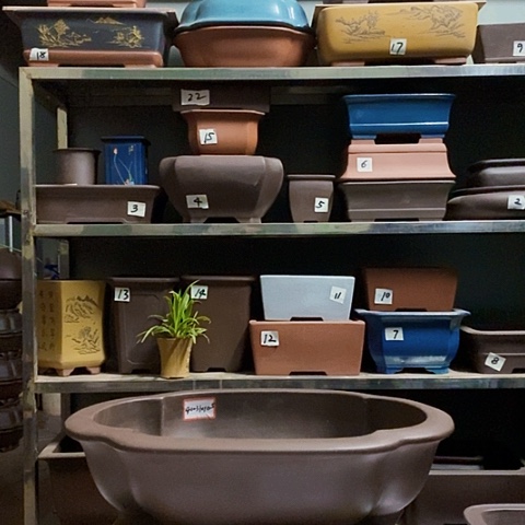 红陶宜兴紫砂花盆