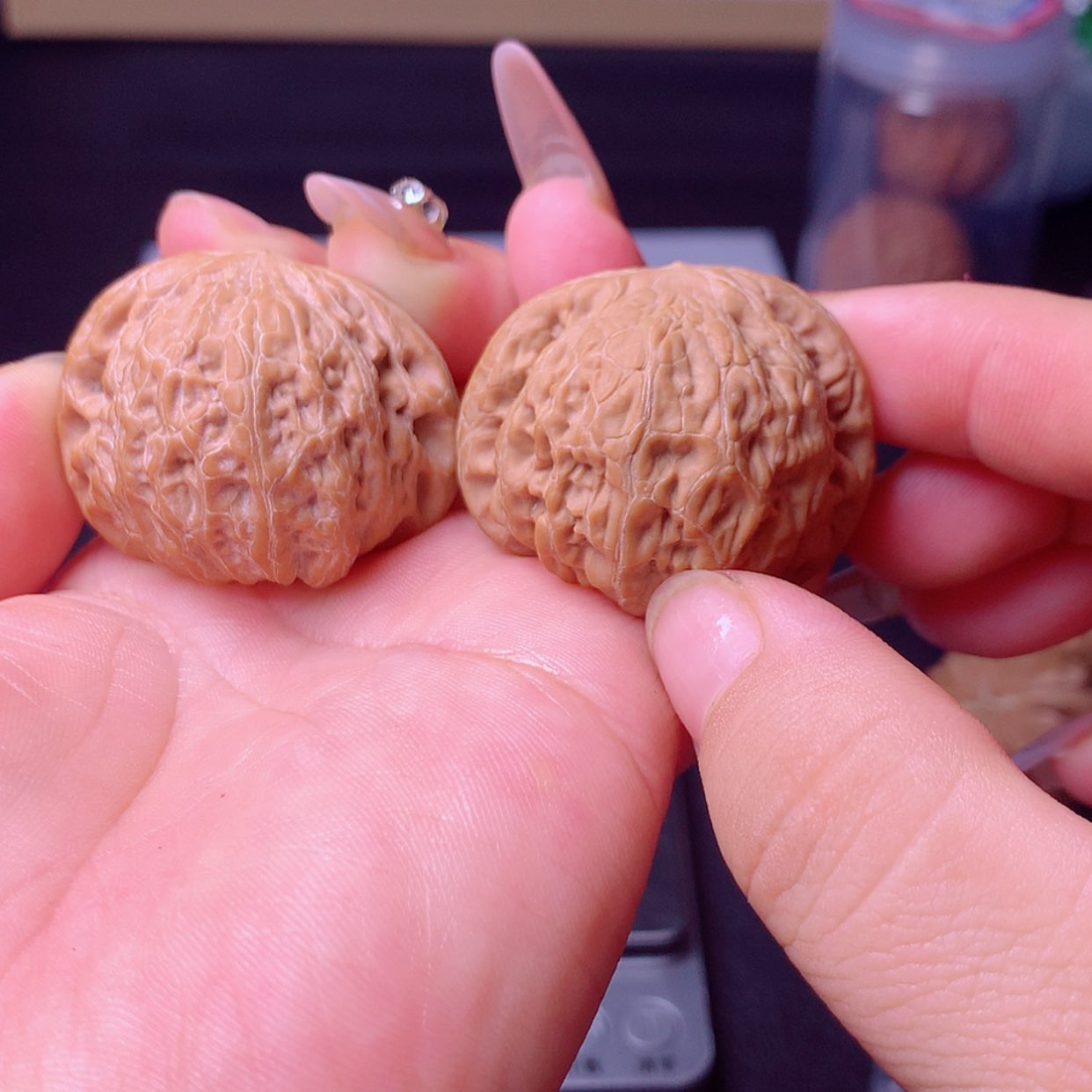 【闪购商品】文玩核桃把件铁锤41