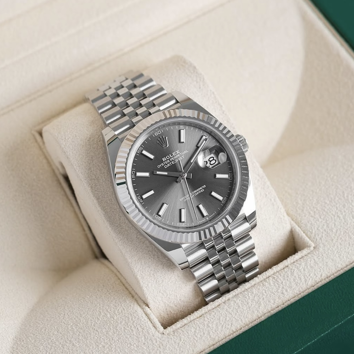 未使用 Rolex/劳力士 劳力士126334-0014灰条 25年6月全新未使用 