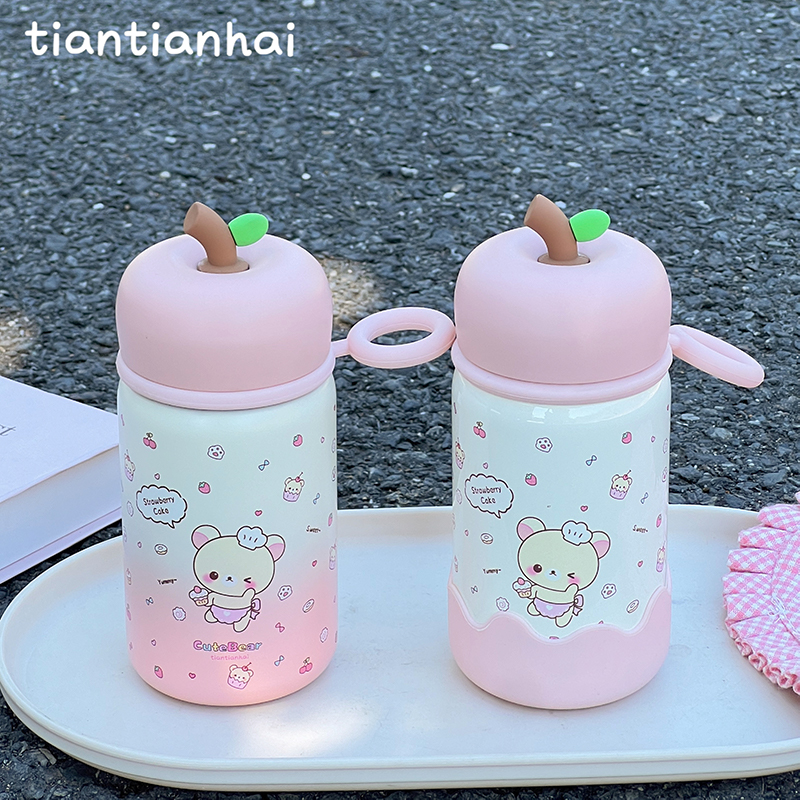 直饮ins保温杯便携学生校园小巧口袋杯防摔316不锈钢可爱女生水杯