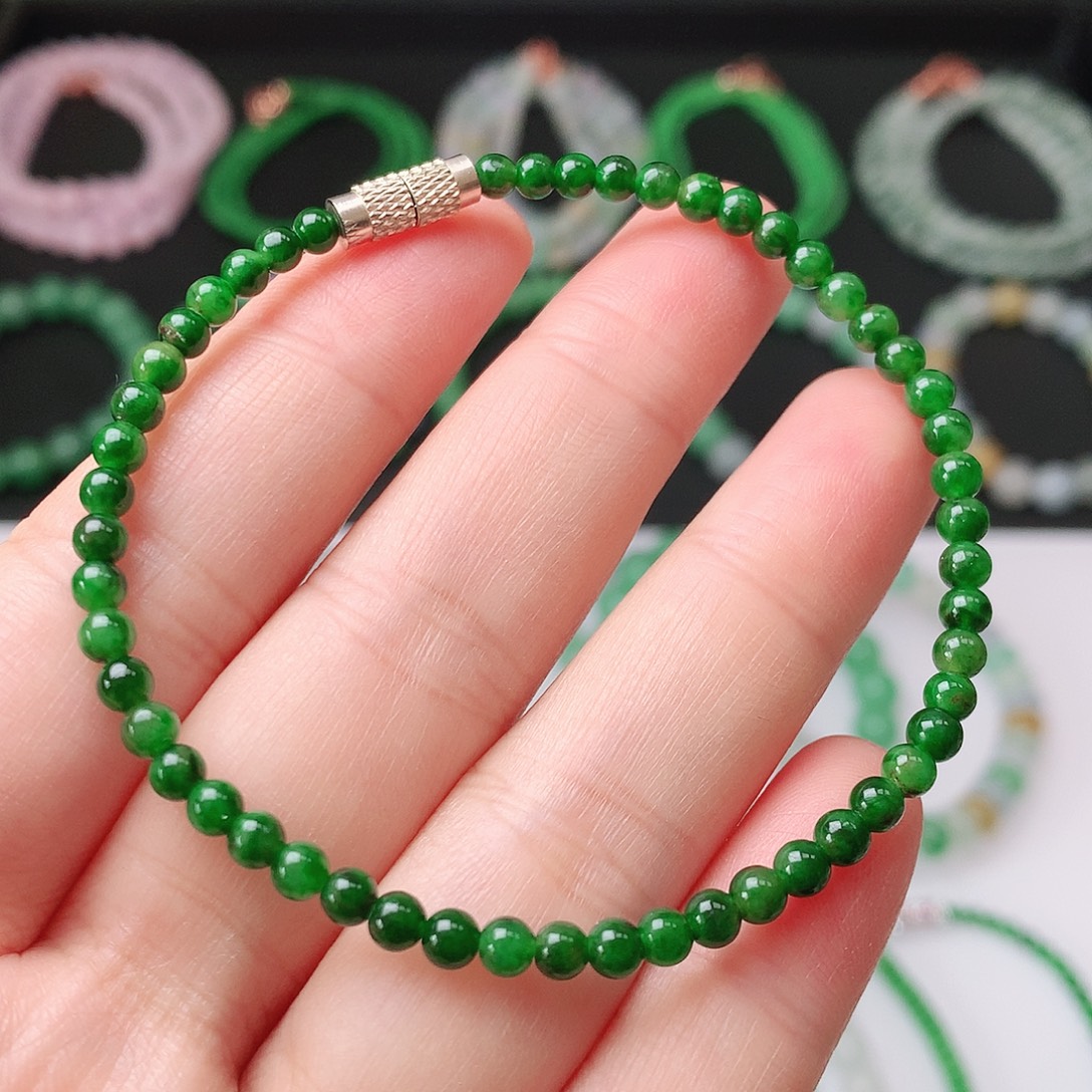 翡翠未镶嵌手链翡翠