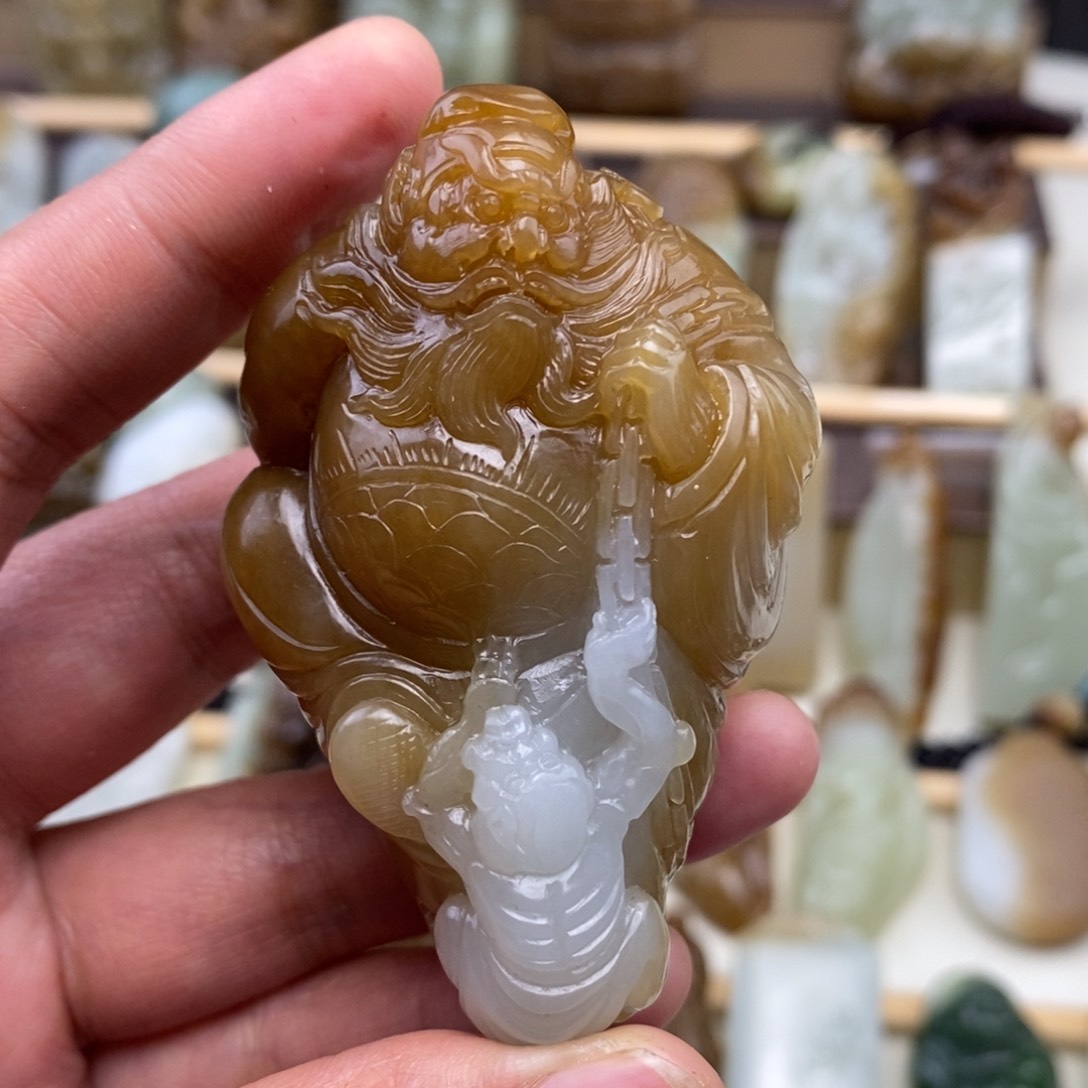 和田玉颈饰未镶嵌走*涯