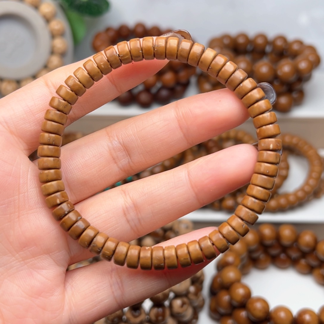 紫金鼠手串7x3.5纯肉实心药片