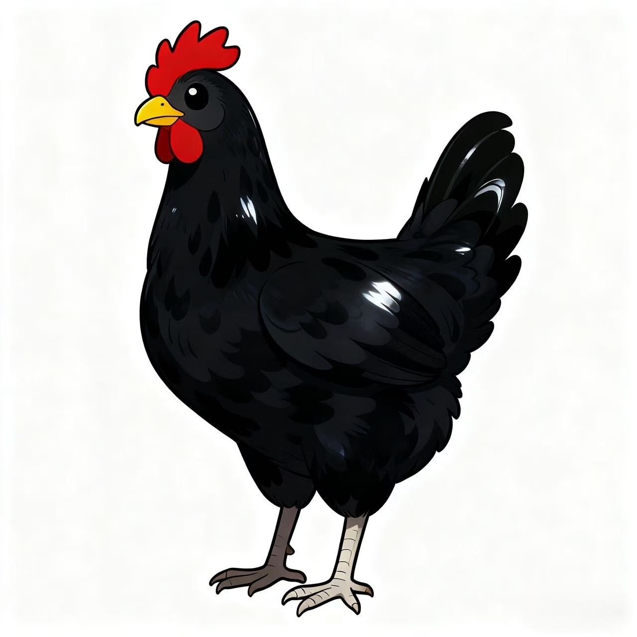 【1只装】两斤重黑凤鸡农家散养肉质鲜美