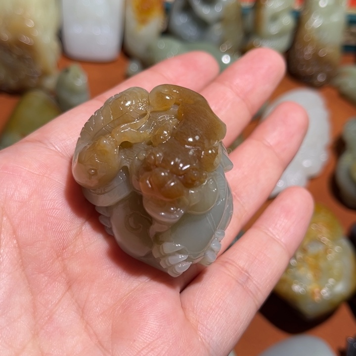 和田玉把件未镶嵌