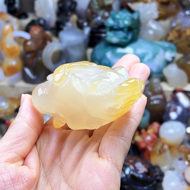 玛瑙/玉髓饰品银S925镀金镶嵌