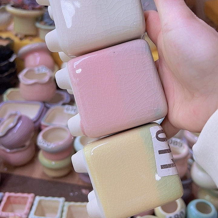 红陶陶瓷花盆当场满12包邮