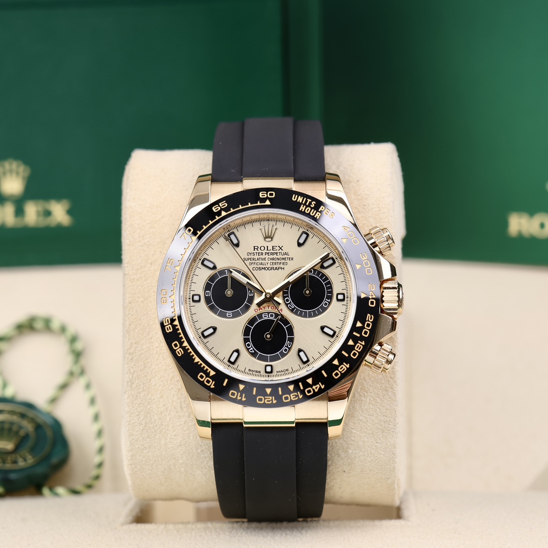 95新 Rolex/劳力士 116518 18k黄金 余文乐 40mm 2023年5月保卡