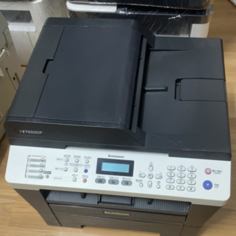 8新 Lenovo/联想 联想7650d黑白激光打印复印一体机