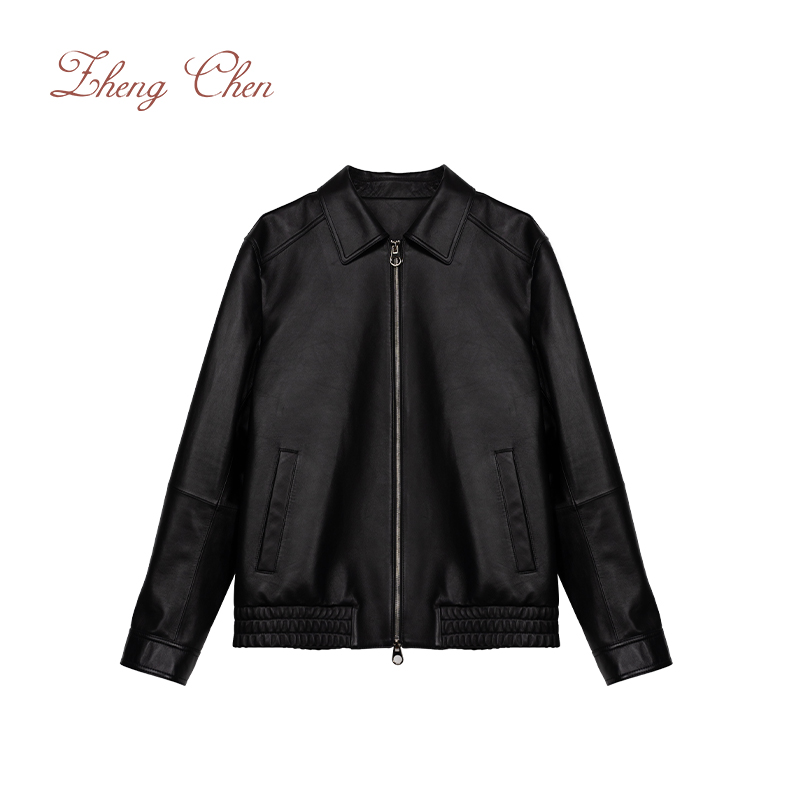 福利款西班牙进口小羊皮飞行员夹克  G-K10079