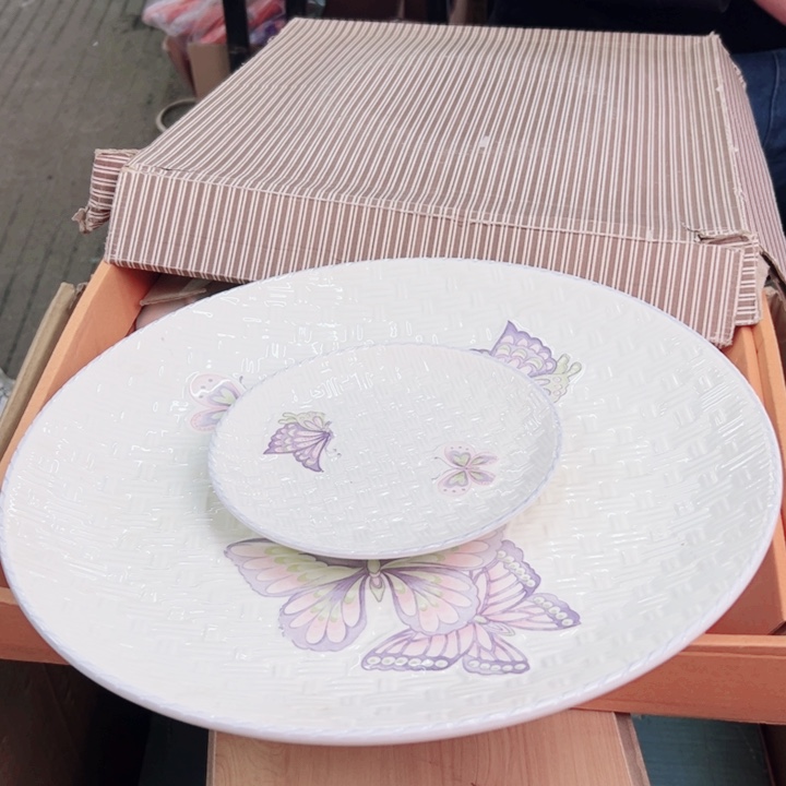 摆件一盒瓷器默认微瑕