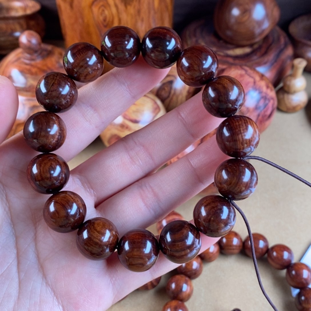 黄花梨/降香黄檀手串/手链飛*1.5