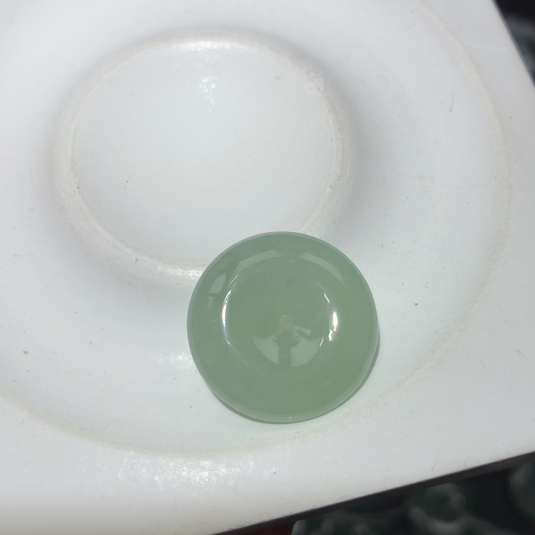 翡翠未镶嵌颈饰翡翠天然A货平安扣