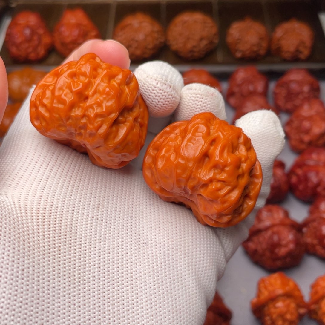 文玩核桃把件蛤蟆头38