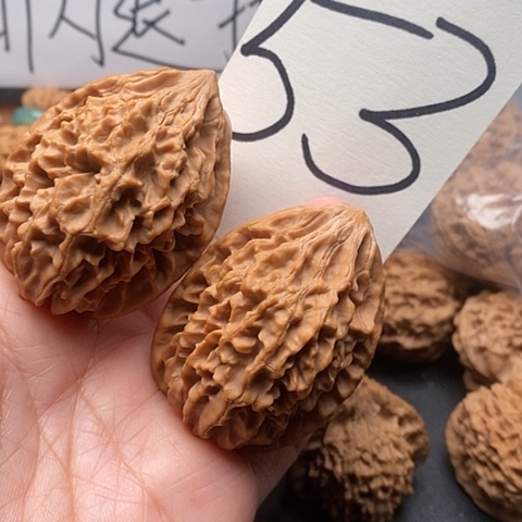 桃核吊坠39招财鼠核桃