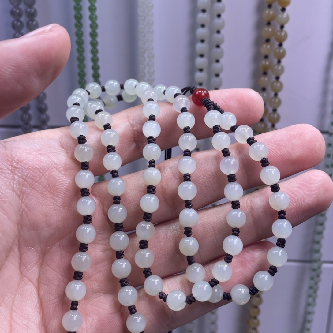 颈饰未镶嵌和田玉涛***^