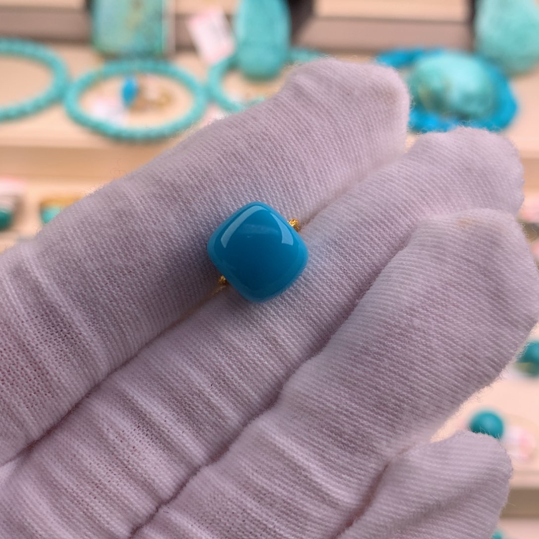 绿松石珠宝奇石未镶嵌鑫