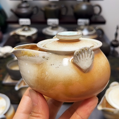 少***言盖碗景德柴烧茶具-纯手工茶具