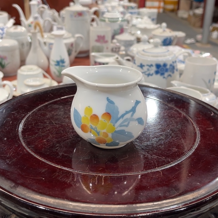 陶瓷醴陵手绘釉下五彩公道杯，2等