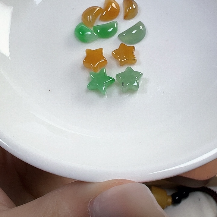 翡翠散珠智****陆星星月亮10个