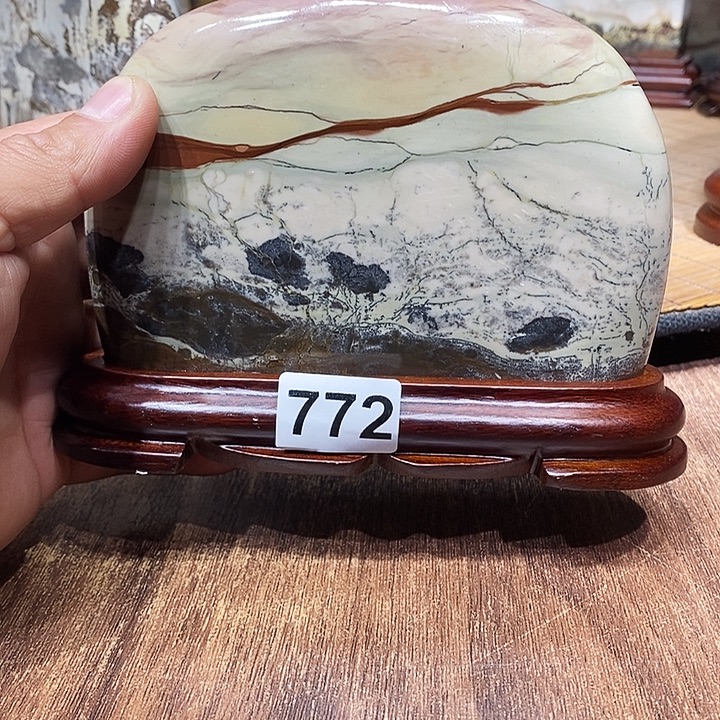 张***武香榧木广西柳州国画石头