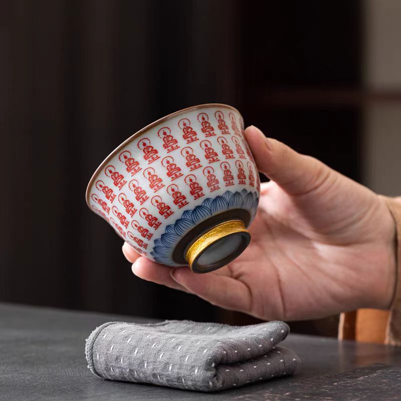 F140-万佛汝窑主人杯