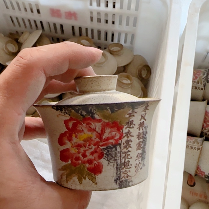 非正品手绘陶瓷茶具