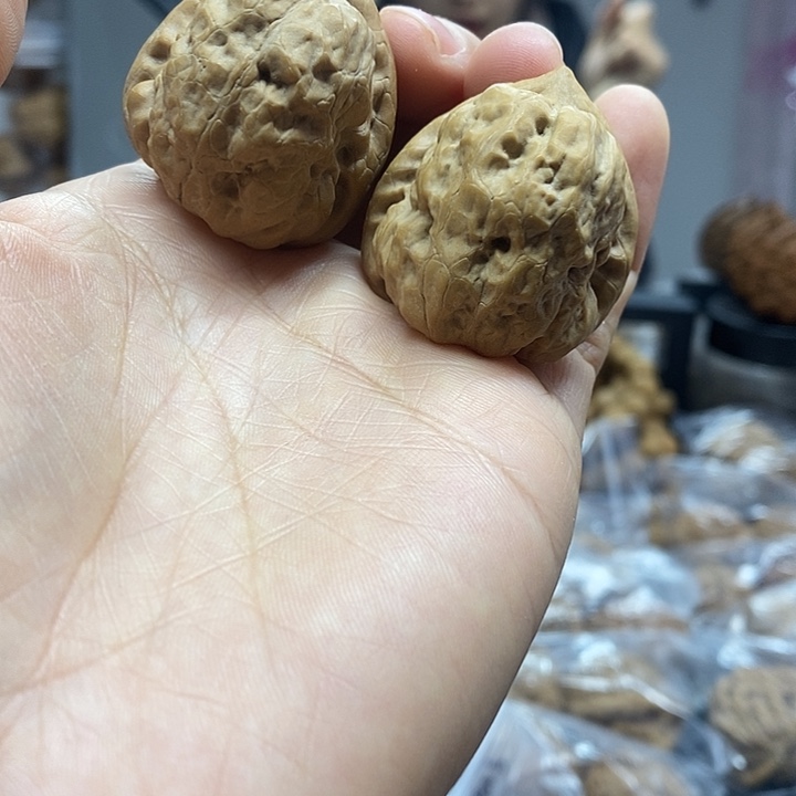 文玩核桃把件37古蝉油