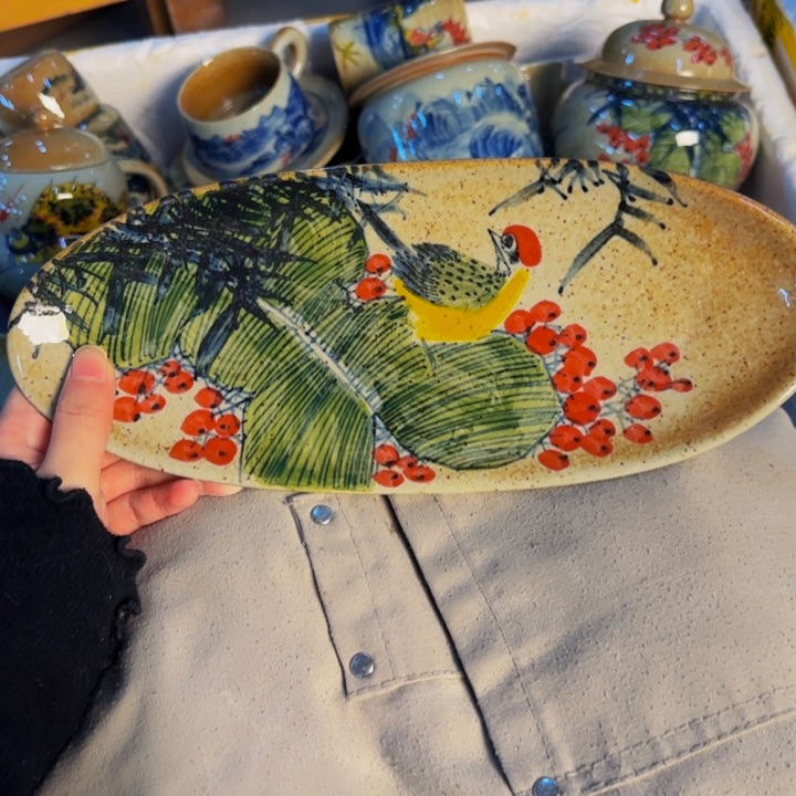 瓷片景德镇陶瓷手工手绘