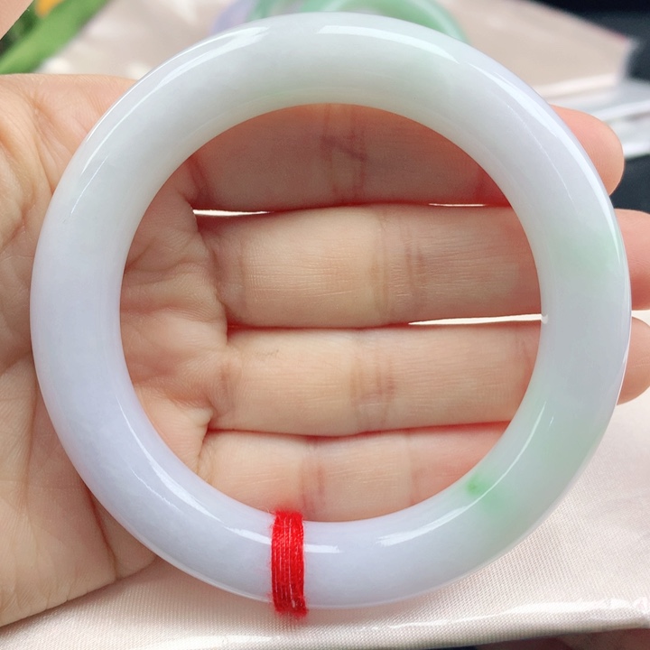 翡翠手镯未镶嵌胖圆56