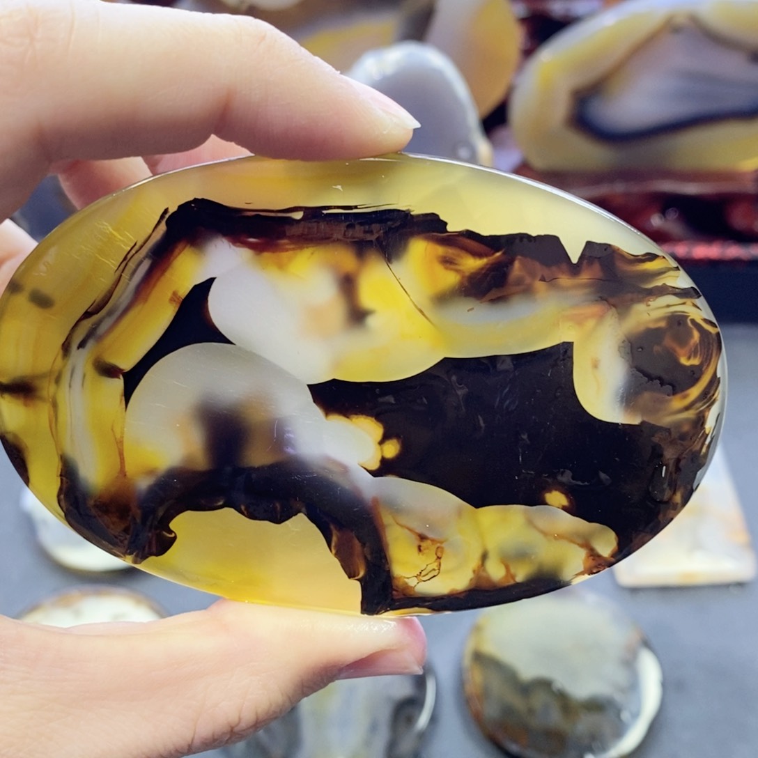 玛瑙/玉髓颈饰未镶嵌编号105