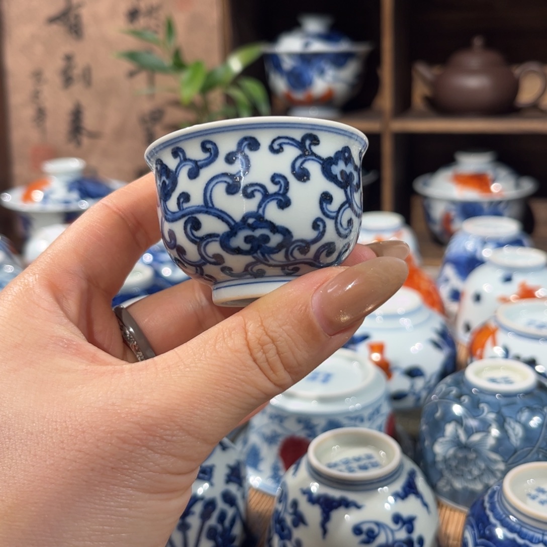 柴窑景德镇陶瓷主人杯