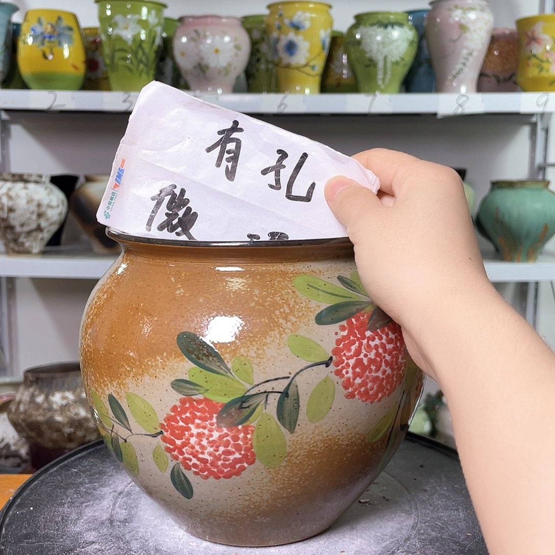 景德镇陶瓷花盆花器暇256