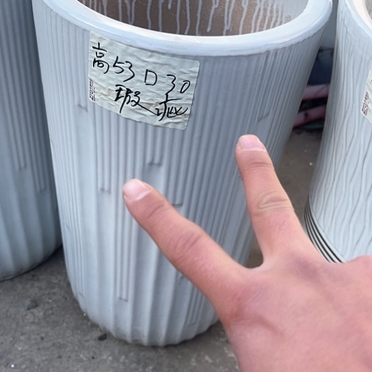 红陶陶瓷花盆默认瑕疵