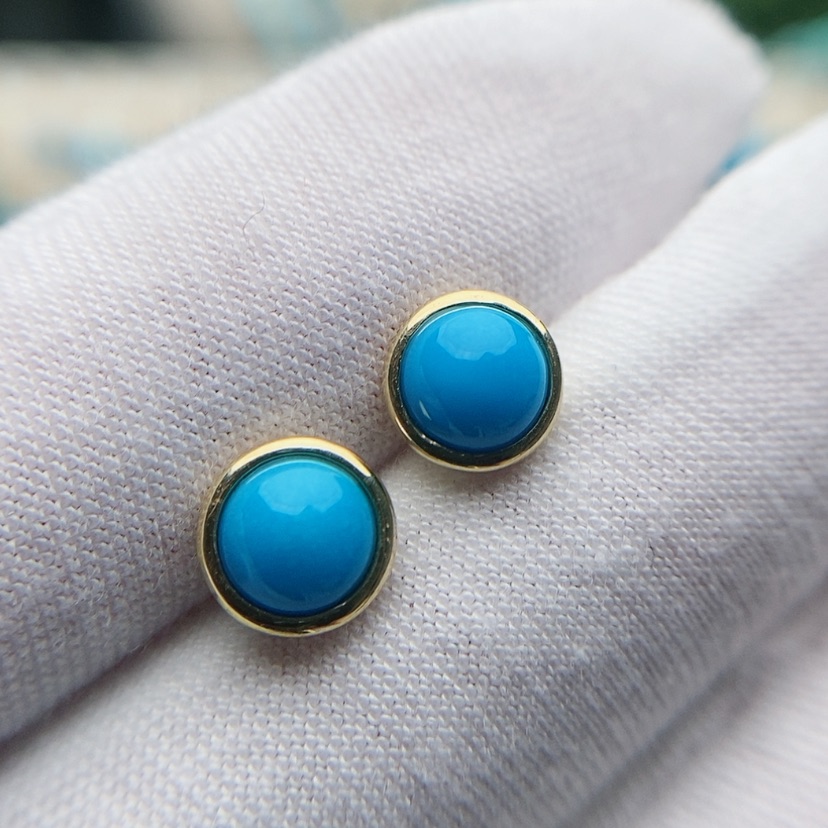 【闪购商品】绿松石配饰18K金镶嵌